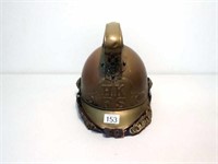 Hong Kong brass fireman's helmet