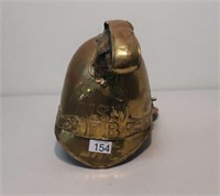 English made NSW brass fireman's helmet