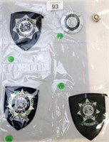Victoria Sheriff's Office hat badge & patches
