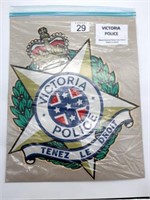 Victoria Police rare police door decal