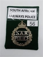 South African Railway Police large badge 9.5cm