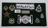 Nine Malaysia Police badges 9.5cm largest