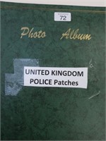 UK fifty two Police patches 14cm