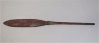 Early Aboriginal ochre decorated stick