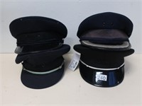 Station Commander black cloth hat with