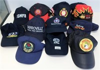 Fifteen assorted Fire Service baseball caps