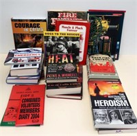 Box of various Fire related books qty