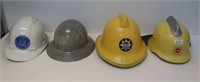 Four Fire helmets includes yellow London Fire