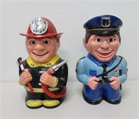 Vintage USA Police & Fireman talking Cookie