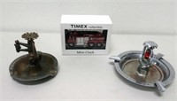 Timex boxed fire engine desk clock