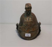 Australian NSW original Rider & Bell brass helmet