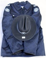 Victoria Sheriffs jacket with hat and badge