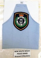 NSW Police band  Brazzard (obsolete) 11cm
