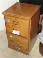 Wood File Cabinet with Lock Hardware