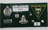West Australia Police panel badges(8)