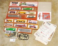 Grouping of Railroad Toy Trains Tyco and others