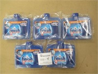 5 Finish Dual Action Dishwasher Cleaners 250ml/ea