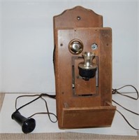 Wooden Wall Phone converted to Radio
