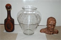 Original RC Droc, Large Vase and Liquor Bottle