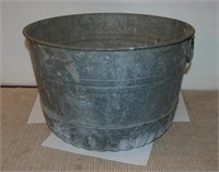 Galvanized Bushel Basket