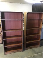 Wooden bookcases