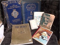 1930'S, 1950'S ENGLAND QUEEN CORONATION BOOKS, OLD