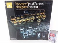 Jeu d'échecs Stokes en verre - Shotglass chess set