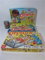 3 jeux Opération game sets