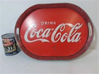Cabaret de service Coca-Cola tin service tray