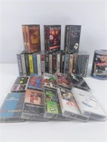 36 cassettes audio