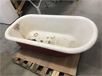 Vintage cast iron tub