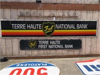 (2) SIGNS, TERRE HAUTE FIRST", 15' X 44", & TERRE