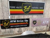 (2) SIGNS, "ATM DRIVE-UP FIRST FARMERS STATE