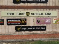 (4) SIGNS, "TERRE HAUTE FIRST NATIONAL BANK",