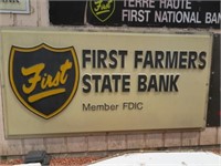 SIGN, "FIRST FARMERS STATE BANK", 128" X 62"