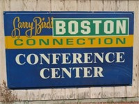 SIGN, "LARRY BIRD'S BOSTON CONNECTION CONFERENCE