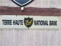SIGN, "TERRE HAUTE FIRST NATIONAL BANK", 7-1/2' X