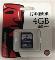 NEW Kingston 4GB SD Memory Card P5B