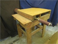Double Sanding Table with Belt Driven Motor