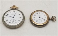 Columbia & Admiral Pocket Watches Open Face
