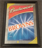 Beer Mirror Budweiser Cleveland Browns Advertising