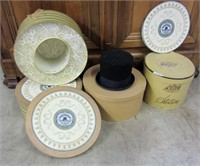 Assorted Hat Box  & Vintage Hat Lot