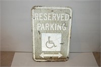 Faded Reserved Parking