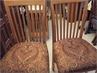 Lot Of 2 Tall Dining Room Chairs