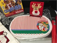 Lot of Christmas Dining Items