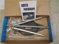 Router Pantograph for a 6" Round Base Plate Router