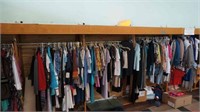 assorted women's and girl clothes