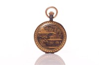 Antique Tavannes pocket watch with Japanese case