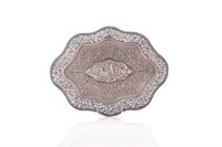Indian Kutch silver tray