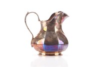 Italian silver water pitcher